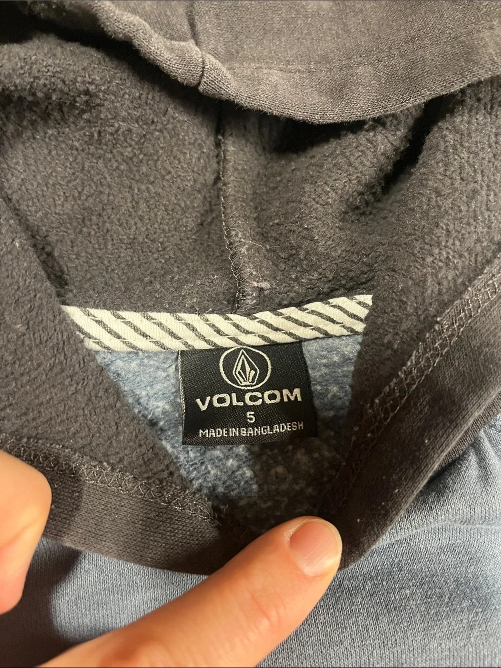 Volcom Kids Blue & Black Hoodie and Joggers Set